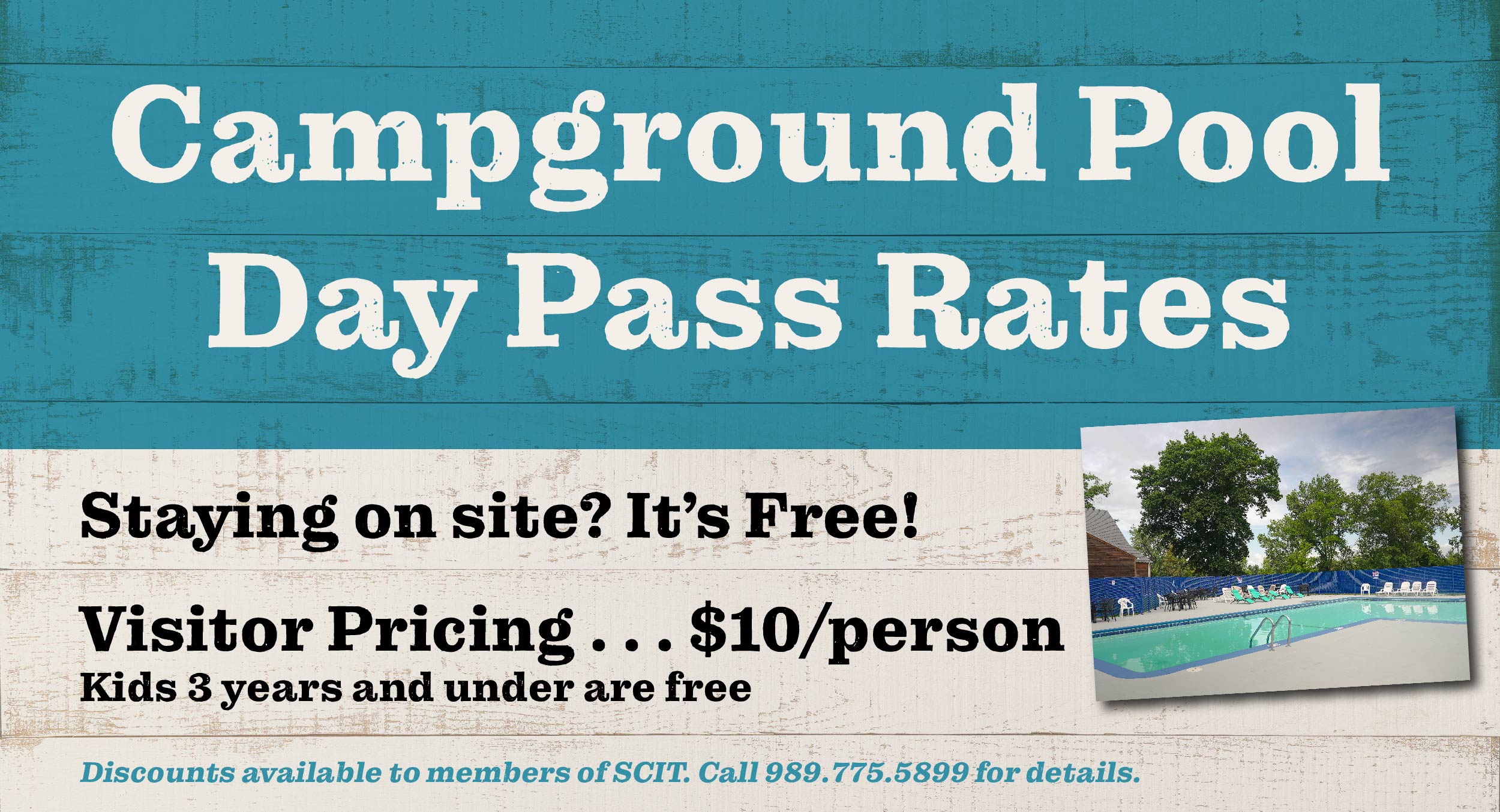 Pool Day Pass Rates